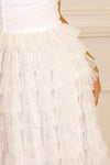 WHITE SWISS MINI DRESS