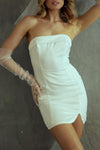 SATIN BASIC WHITE MINI