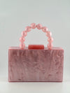 CIRCLE HANDLE MARBLE CLUTCH