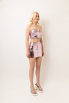 ALE METALLIC MINI SKIRT
