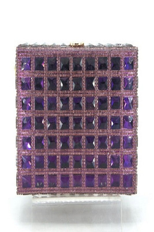 CRYSTAL SQUARE CLUTCH