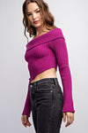 ASYMMETRICAL SWEATER TOP