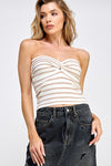 TWIST FRONT SWEATER TUBE