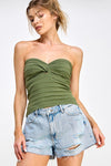 TWIST FRONT SWEATER TUBE