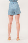 SEQUIN DENIM SHORT