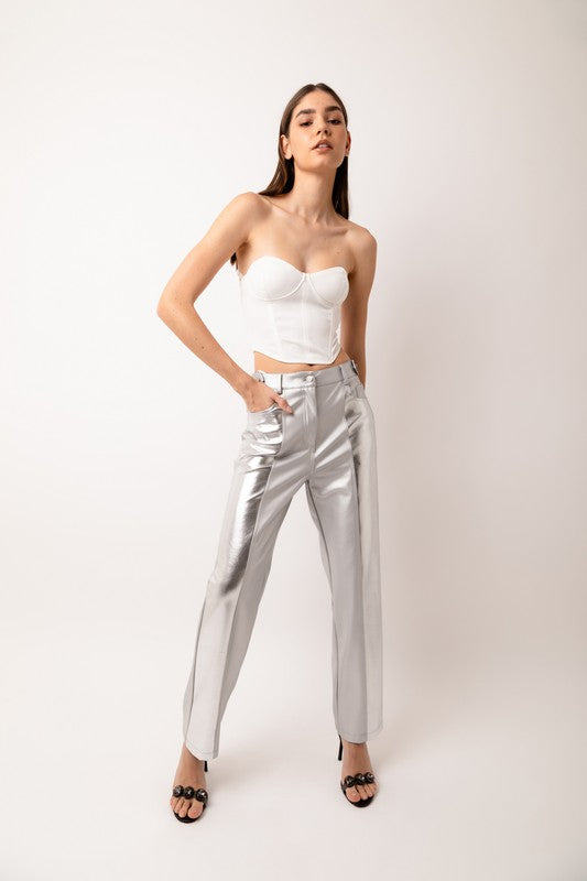 LUPE METALLIC PANT