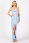EMBELLISHED BANDEAU MIDI DRESS