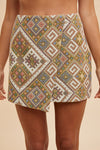 ETHIC WOVEN MINI SKIRT