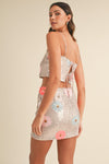 FLORAL SEQUIN SET