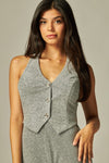 METALLIC SHIMMER VEST