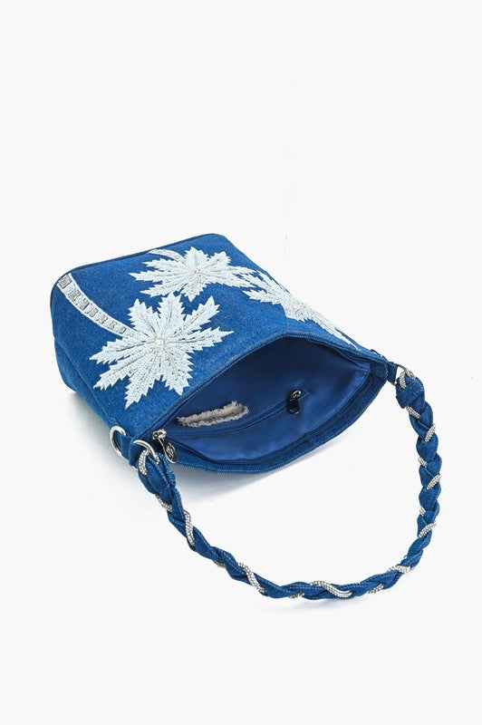 BLANC BLISS BEADED BAG