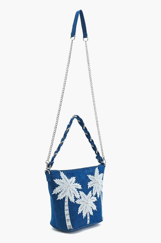 BLANC BLISS BEADED BAG