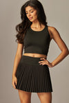 SHARP PLEATED TENNIS SKIRT