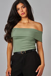 BASIL OFF SHOULDER TOP