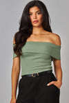 BASIL OFF SHOULDER TOP