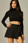 BLACK SKORT