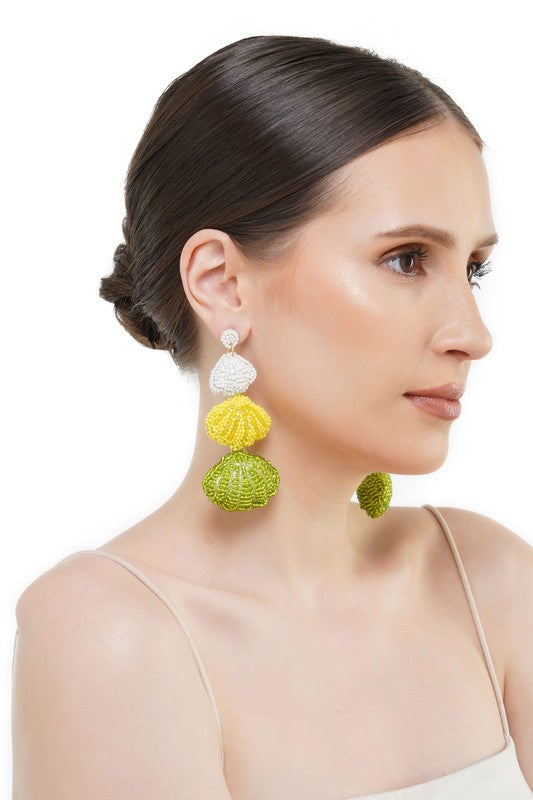 CITRUS SEASHELL EARRING