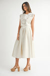 SCALLOP MIDI SKIRT SET