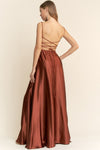 CORSETTE RUST GOWN