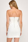 FRONT FLOWER CREPE MINI