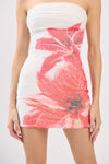 FLOWER MESH BEADED MINI