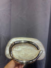 GOLD CIRCLE ACRYLIC CLUTCH