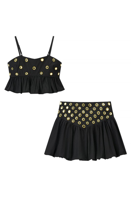 MIRROR DOTTED SET