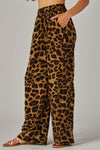 SILK LEOPARD PANT