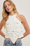FLOWER SWEATER TANK