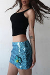 SEQUIN FLORAL ACCENT MINI