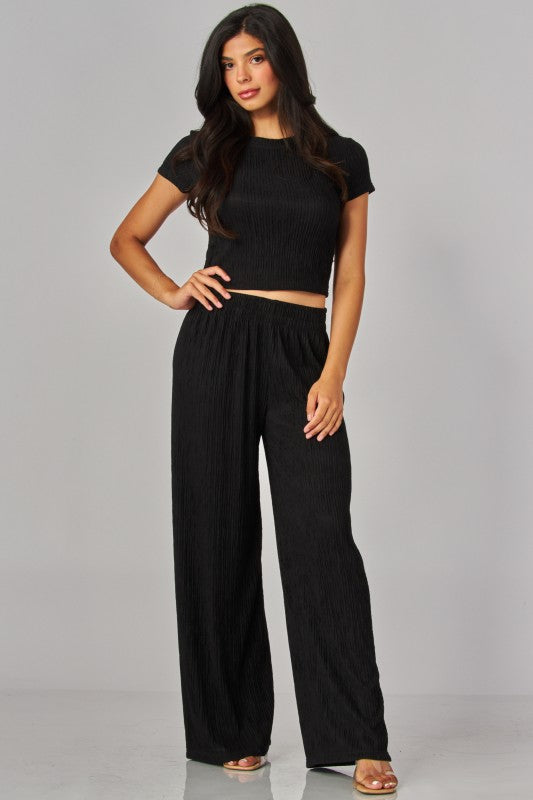 SHORT SLEEVE LOUNGEWEAR SET