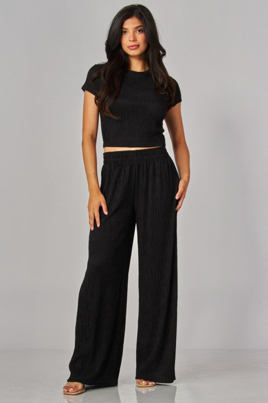 SHORT SLEEVE LOUNGEWEAR SET