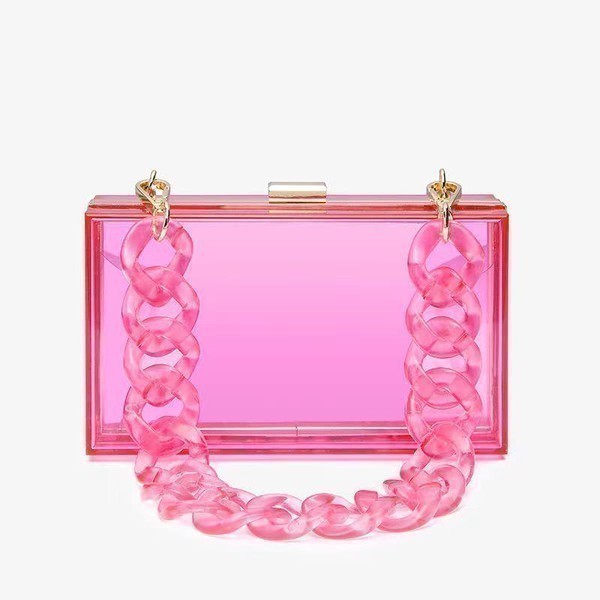 COLOR CLEAR CLUTCH