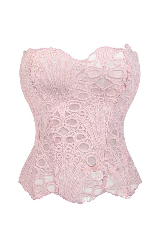 LACE BUSTIER TOP