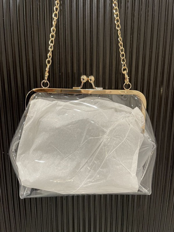 CLEAR CROSSBODY POUCH