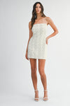 PEARL SEQUIN STRAP MINI