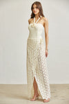 KNIT BODYSUIT SKIRT SET