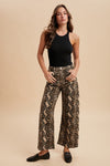 STRETCH SNAKE BARREL CROP JEAN