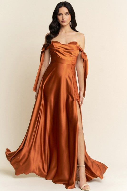 SIENNA OFF SHOULDER GOWN