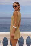 GOLD ARIYA MINI DRESS