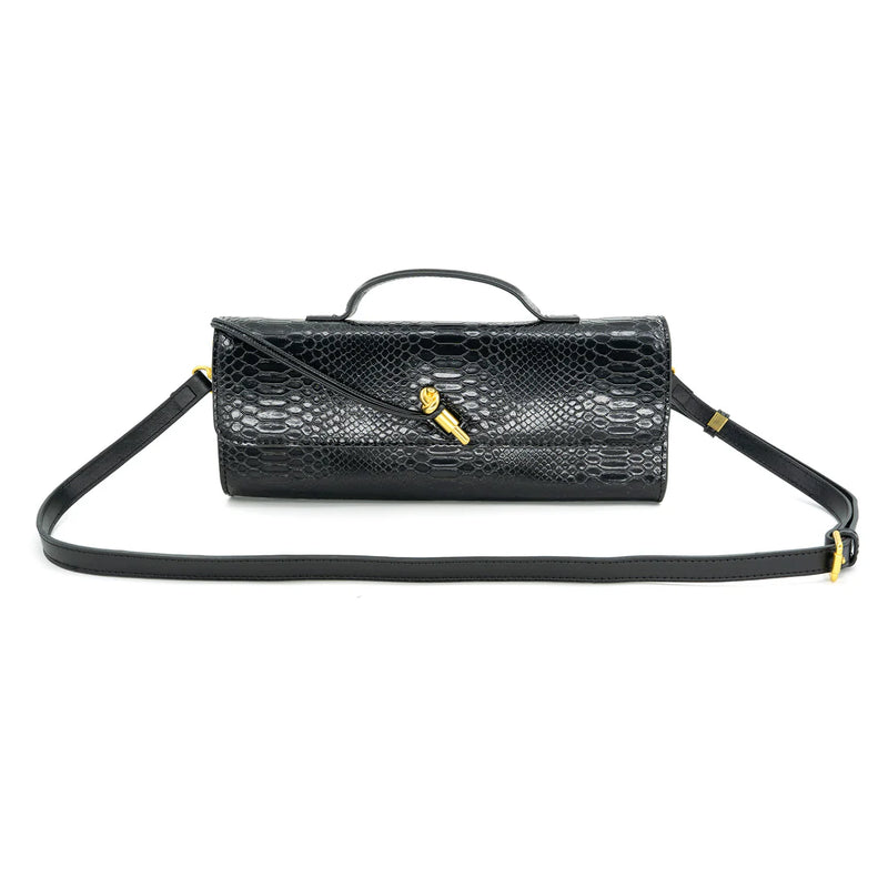 RECTANGLE CROCO CLUTCH