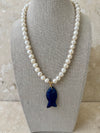 M3 PEARL FISH PENDANT