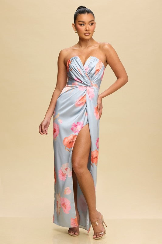SPRING BLOOM STRAPLESS