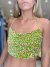 PAT SEQUIN TOP