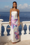 ORCHID WHITE CELESTE MAXI