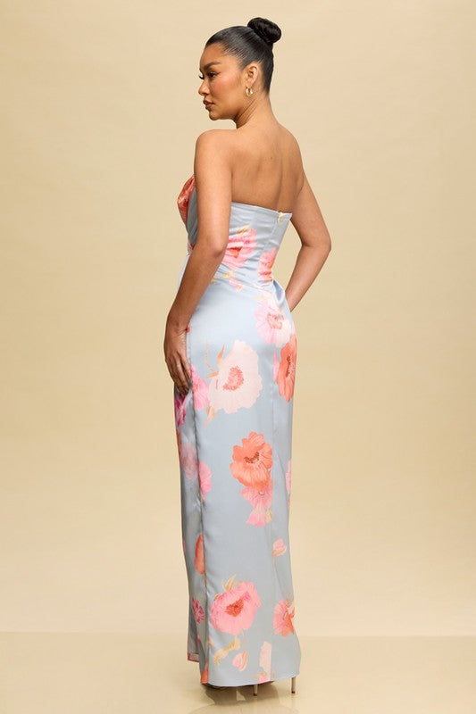 SPRING BLOOM STRAPLESS
