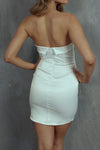 SATIN BASIC WHITE MINI