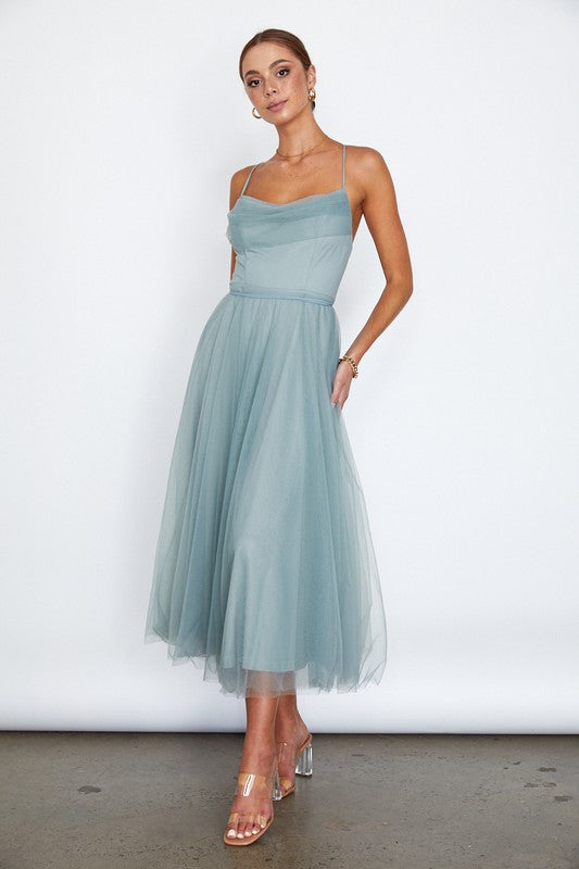 SAGE BALLERINA MIDI