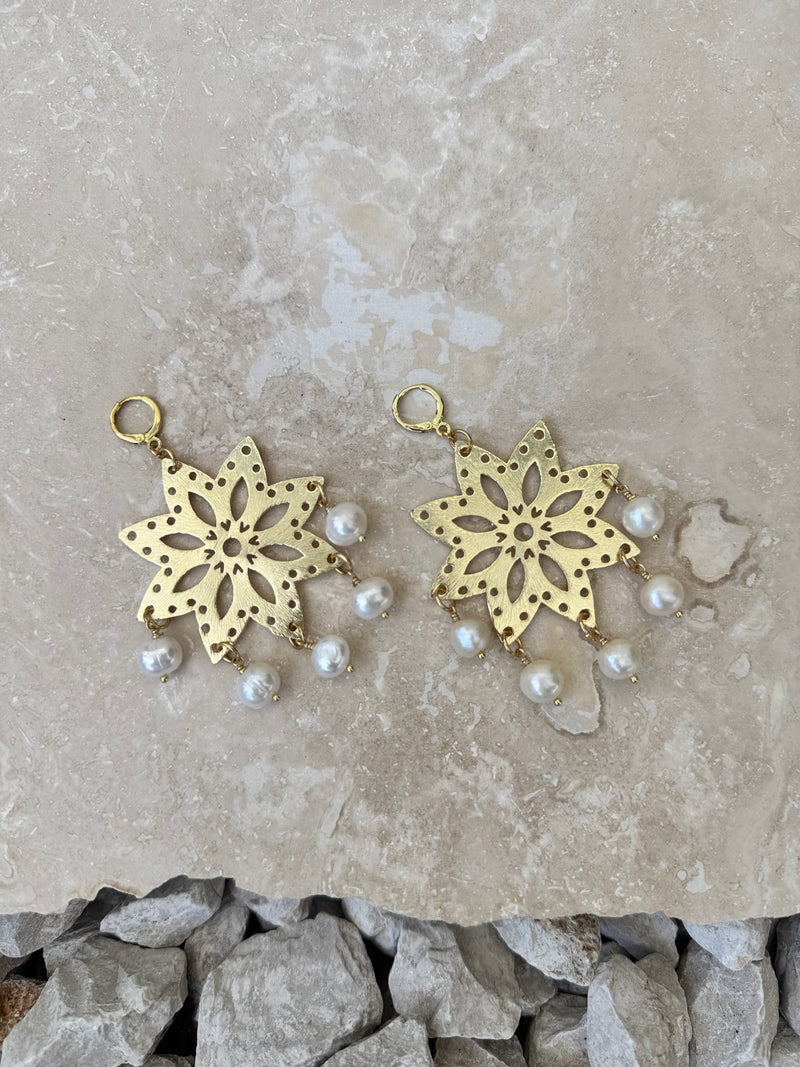 M3 STATEMENT PEARL EARRINGS