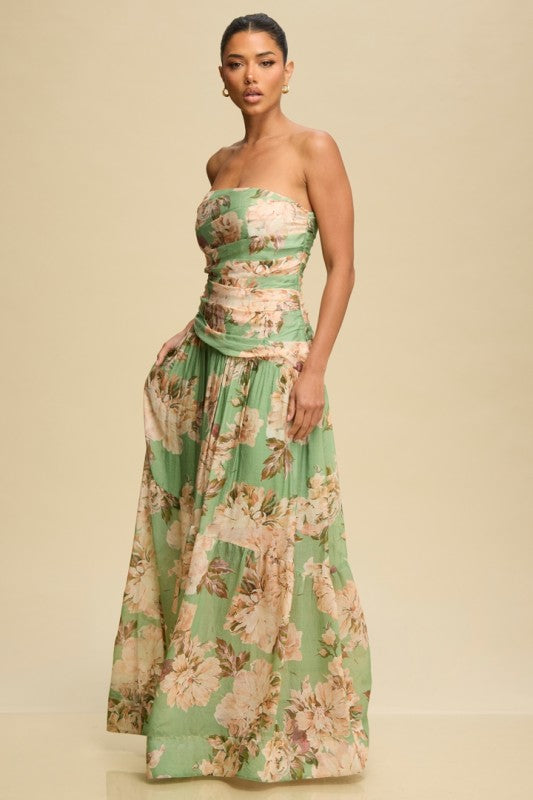 VINTAGE FLORAL MAXI